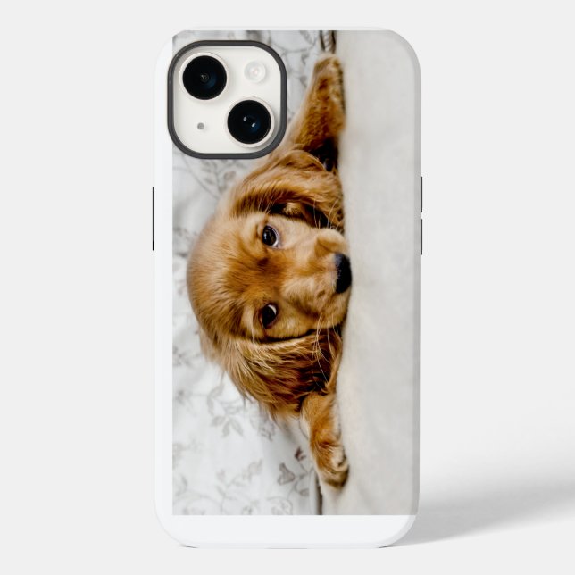 Funda De Case-Mate Para iPhone Animales de bebé más afectados | Cocker Spaniel Pu (Reverso )