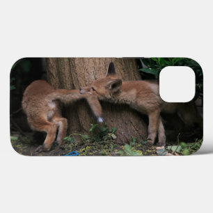 Funda Para iPhone 13 Animales de bebé más afectados   Juego de zorros p