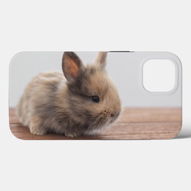 Funda De Case-Mate Para iPhone Animales de bebé más afectados | Pequeño conejo pa (Reverso (Horizontal))