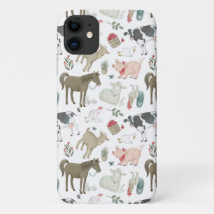 Funda Para iPhone 11 Animales De Granja De Campo Cute