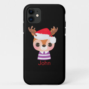 Funda Para iPhone 11 Animales de invierno de Navidades de renos malcria