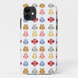 Funda Para iPhone 11 Animales de Woodland adornan a las lechuzas modern