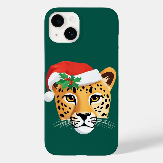 Funda De Case-Mate Para iPhone Animales divertidos de Safari leopardo de Cheetah  (Reverso )