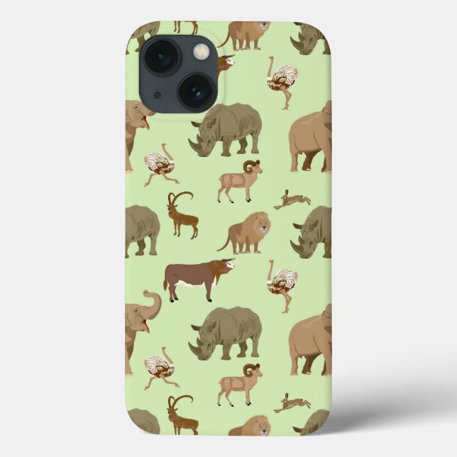 Funda De Case-Mate Para iPhone Animales salvajes (Reverso)