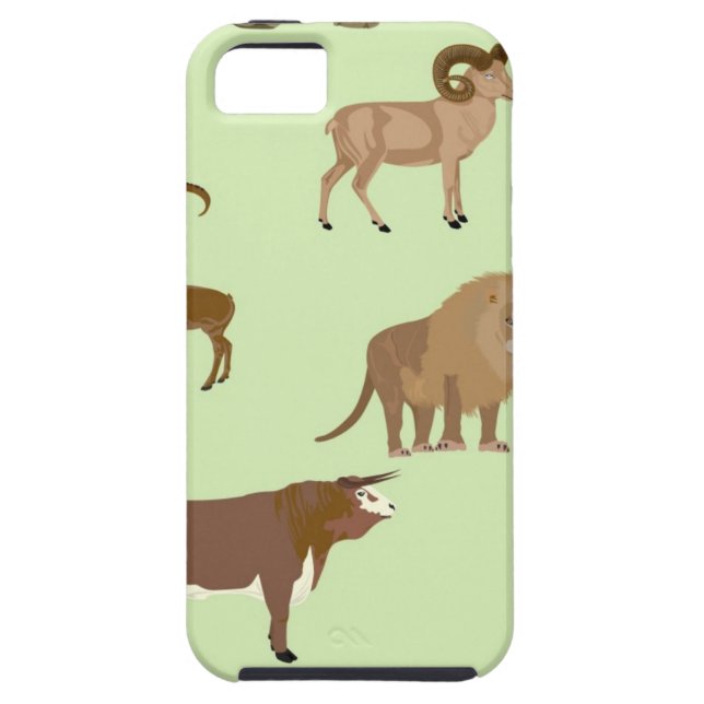 Funda De Case-Mate Para iPhone Animales salvajes (Atrás)