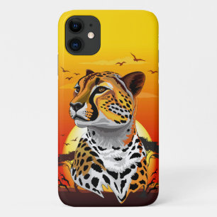 Funda Para iPhone 11 Animales salvajes de la costa africana Cheetah