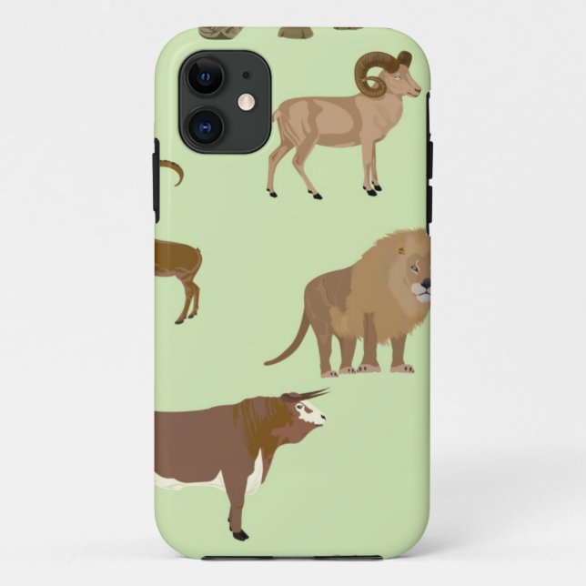 Funda De Case-Mate Para iPhone Animales silvestres (Reverso)