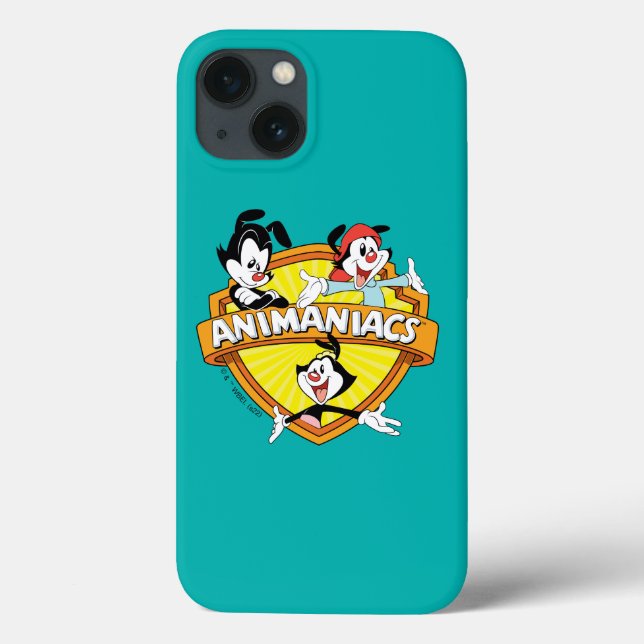 Funda De Case-Mate Para iPhone Animaniacs | Warner Brothers & Sister WB Shield (Reverso)