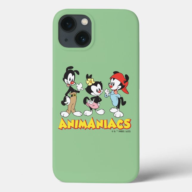 Funda De Case-Mate Para iPhone Animaniacs | Yakko, Dot y Wakko Standing (Reverso)