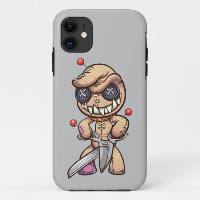 Funda De Case-Mate Para iPhone Animated Voodoo Doll (Reverso)