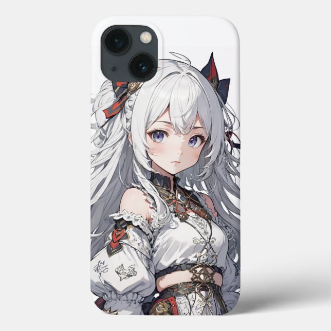 Funda De Case-Mate Para iPhone Anime Chica (Reverso)