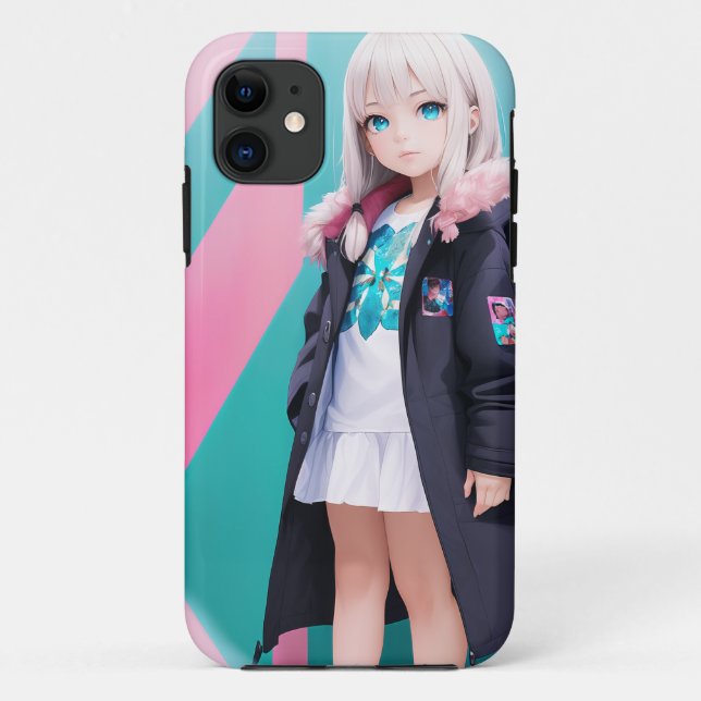 Funda De Case-Mate Para iPhone Anime Chica 039 (Reverso)