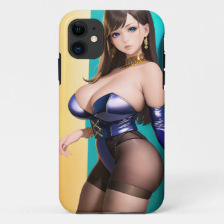 Funda Para iPhone 11 Anime Chica 046