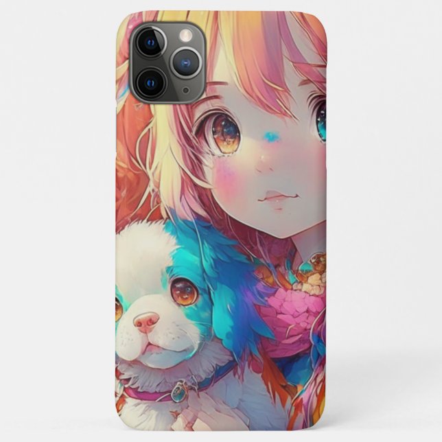 Funda De Case-Mate Para iPhone Anime Chica con pipa (Reverso)