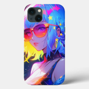 Funda Para iPhone 13 Anime Chica Stars