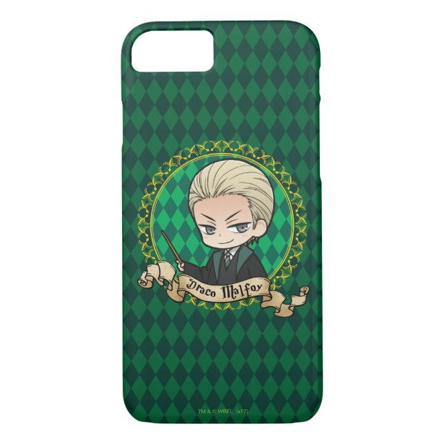Funda De Case-Mate Para iPhone Anime Draco Malfoy (Reverso)