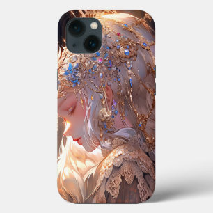 Funda Para iPhone 13 Anime Princess Chica Fantasy Art