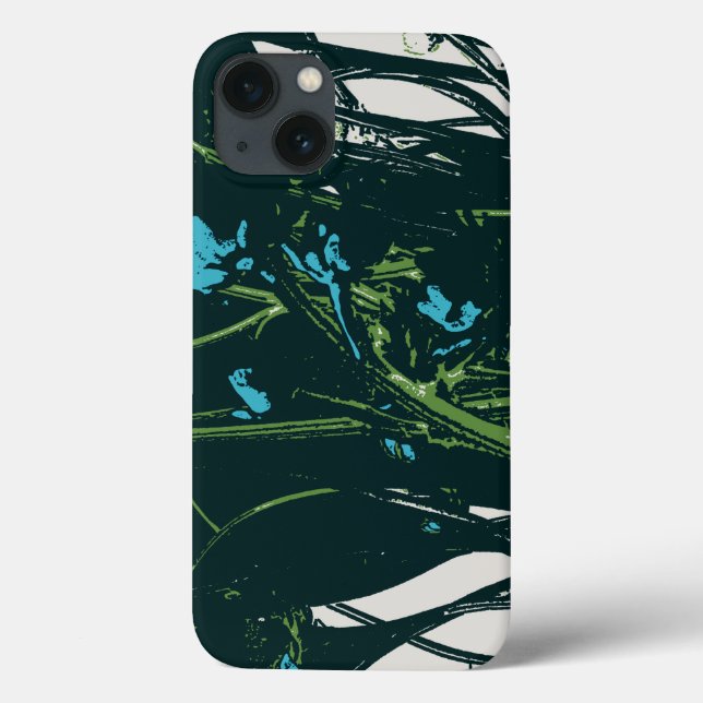 Funda De Case-Mate Para iPhone ánimo azul chamomile (Reverso)