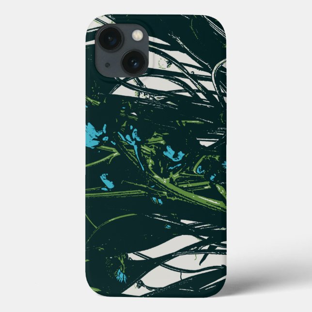 Funda De Case-Mate Para iPhone ánimo azul chamomile (Reverso)