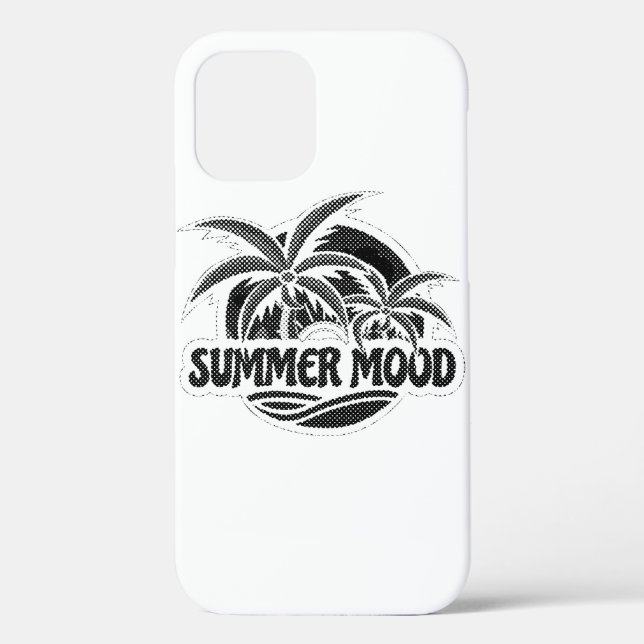 Funda De Case-Mate Para iPhone Ánimo de verano (Reverso )