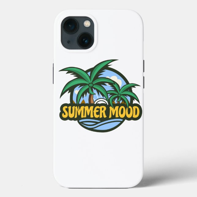 Funda De Case-Mate Para iPhone Ánimo de verano (Reverso )