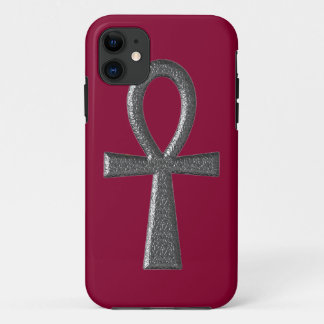 Funda Para iPhone 11 Ankh de Plata Elegante