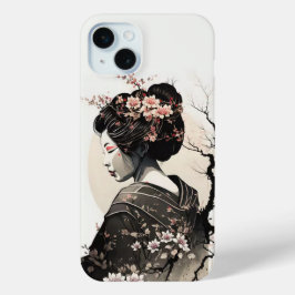 Funda Para iPhone 15 Mini Anmutige japanische Geisha -