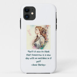 Funda Para iPhone 11 Anne de Green Gables acuarela