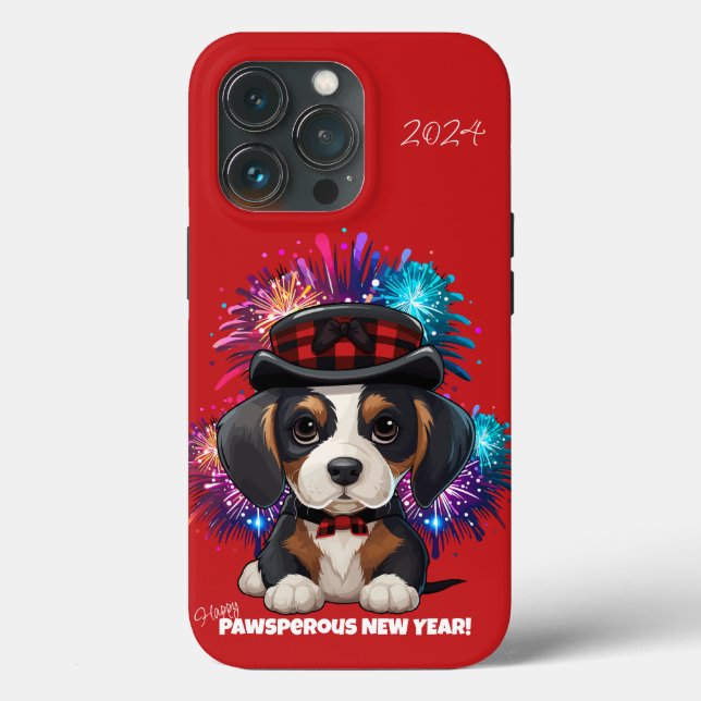 Funda De Case-Mate Para iPhone ¡Año de los Woofs! (Reverso )