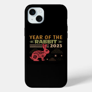 Funda Para iPhone 15 Mini Año Zodiaco Chino del Conejo 2023