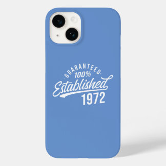 Funda Para iPhone 14 De Case-Mate Años 1972 divertidos dichos hombres mujeres
