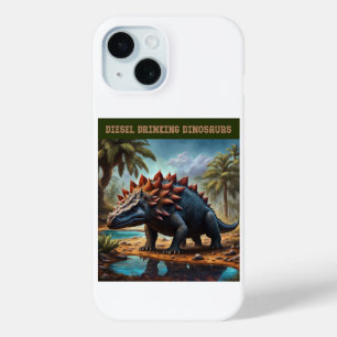 Funda Para iPhone 15 Anquilosaurio satisfecho