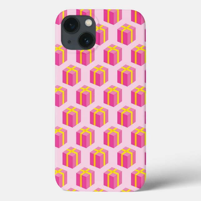 Funda De Case-Mate Para iPhone Antecedentes con regalos (Reverso)