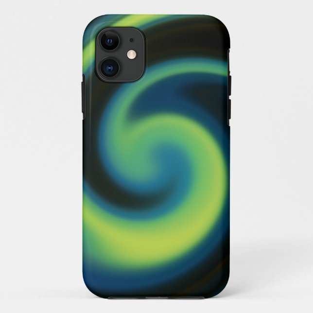 Funda De Case-Mate Para iPhone Antecedentes de arte de resumen espiral (Reverso)