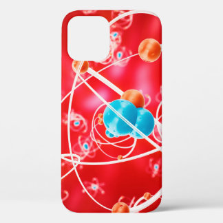 Funda Para iPhone 12 Antecedentes de átomo abstracto, Modelo de química