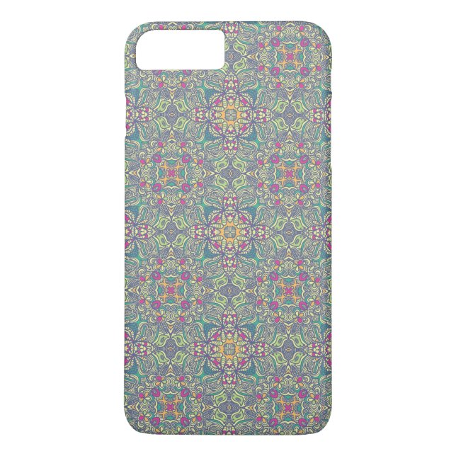 Funda De Case-Mate Para iPhone Antecedentes de cosecha abstracta (Reverso)