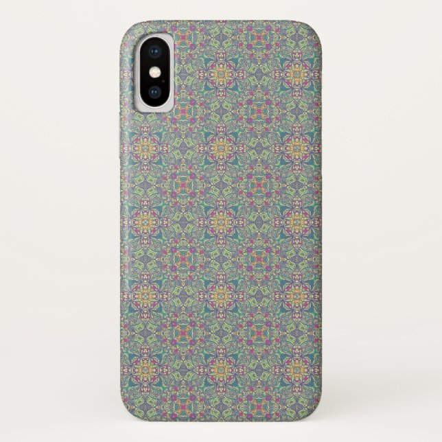 Funda De Case-Mate Para iPhone Antecedentes de cosecha abstracta (Reverso)