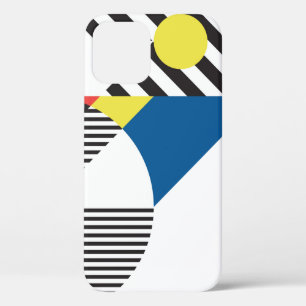 Funda Para iPhone 12 Antecedentes de estilo retro moderno