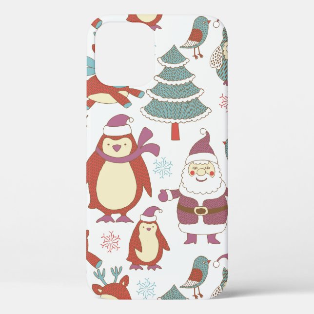 Funda De Case-Mate Para iPhone antecedentes de navidades (Reverso )