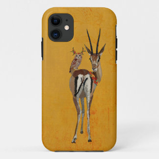 FUNDA PARA iPhone 11 ANTELOPE Y OWL FLORAL