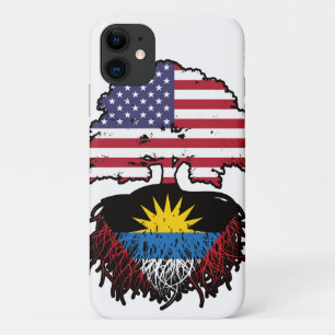 Funda Para iPhone 11 Antigua Antigua Estados Unidos bandera de raíces d