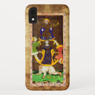 FUNDA PARA iPhone XR ANTIGUA RENACIMIENTO TAROTS 10 / RUEDA DE FORTUNE