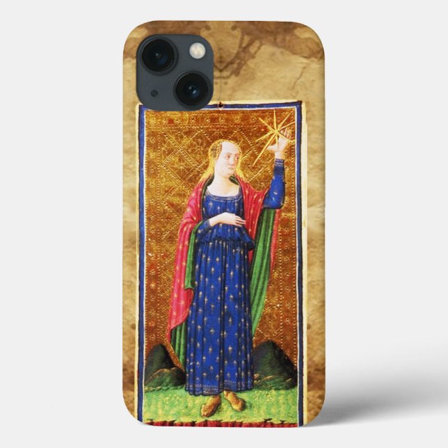 FUNDA DE Case-Mate PARA iPhone ANTIGUA RENAISSANCE TAROTS 17 / LA ESTRELLA (Reverso)