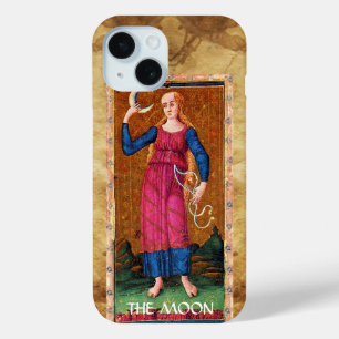 FUNDA PARA iPhone 15 ANTIGUA RENAISSANCE TAROTS 18 / LA LUNA