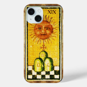 FUNDA PARA iPhone 15 ANTIGUA RENAISSANCE TAROTS 19 / EL SOL