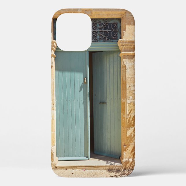 Funda De Case-Mate Para iPhone Antiguas puertas verdes auténticas en Nicosia Chip (Reverso )