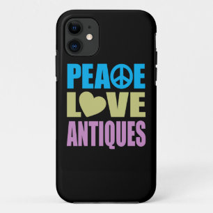 Funda Para iPhone 11 Antigüedades del amor de la paz