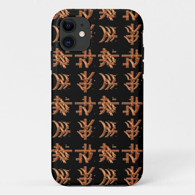 Funda De Case-Mate Para iPhone Antiguo Diseño Histórico Chino Xia Script (Reverso)
