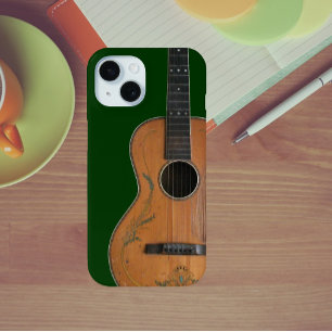 Funda Para iPhone 15 Antiguo Guitarra Acústica de principios del siglo