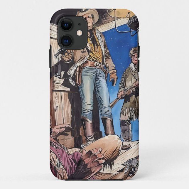 Funda De Case-Mate Para iPhone Antiguo Oeste (Reverso)
